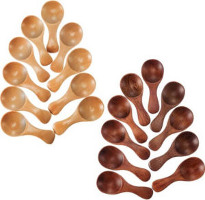 ملاعق صغار خشب من لينوسين