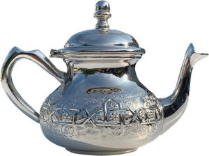 ابريق شاي مغربي مصنوع يدويا