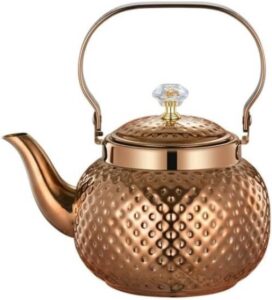 ابريق شاي من الستانلس ستيل الامن غذائيا (1.2 لتر)