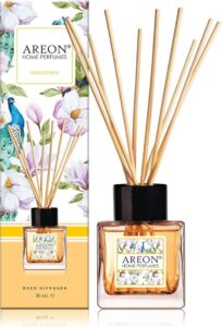 اريون - معطر قصبي منزلي مع 10 قصبات من الخيزران، بسعة 50 مليلتر، نبات العبقة