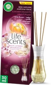 ايرويك لايف سينتس ريد ديفيوزر سامر ديلايتس معطر جو متعدد الطبقات، 30 مل - افضل فواحة اعواد