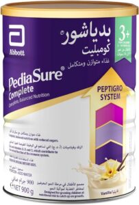 بدياشور +3 حليب أطفال غذاء تكميلي فانيلا 900جم