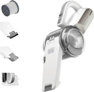 بلاك+ديكر مكنسة يدوية لاسلكية، 14.4 فولت، بطارية ليثيوم أيون 1.5Ah، PV1420L-B5 - افضل مكنسة لاسلكية