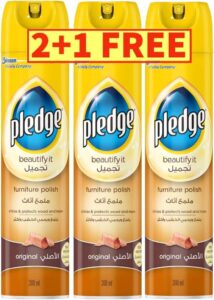 بليدج بخاخ ملمع ومنظف الأثاث،(3 عبوءات) 300 مل - أفضل ملمع خشب