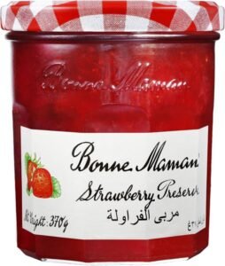 بون مامان مربى الفراولة الفرنسي، 370 غم - افضل مربى فراولة