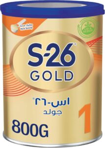 تركيبة حليب وايث جولد للأطفال حديثي الولادة والرضع حتى عمر 6 أشهر من اس-26، 800 جم - احسن انواع الحليب الصناعي للرضع