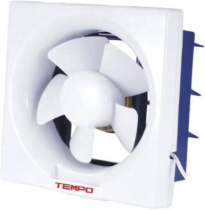 تيمبو مروحة شفط جدارية بلاستيكية - 25×25 سم قوة 28 واط، مثالية للمطابخ والحمامات