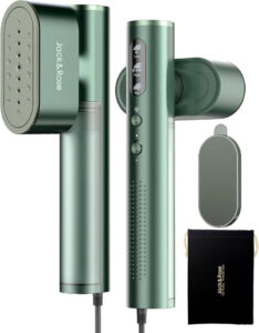 جاك اند روز مكواة بخار للسفر بجهد مزدوج للملابس2 في 1، تسخين 15 ثانية - افضل مكواة بخار يدوية للسفر