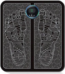 جهاز تدليك القدم شياتسو من لينجتينغ للقدم والساق مع بكرة مدلك الانسجة العميقة لالتهاب اللفافة الاخمصية