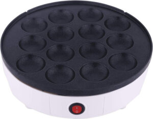 جهاز صنع البان كيك 14 عين 700 واط، متعدد الألوان