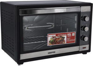 جيباس فرن كهربائي مع مؤقت Go4459، 60 لتر - مزايا و عيوب فرن جيباس