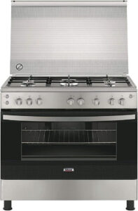 جيبسون طباخ غاز 5 عيون فضي GCG91226XA - افضل نوع فرن غاز