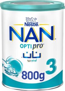 حليب الأطفال نان اوبتي برو 3، وزن 800 جرام - أفضل حليب معلب للاطفال