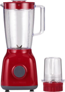 خلاط OMSB2362 متعدد الوظائف 2 في 1، سعة 1.5 لتر من اولسين مارك، أحمر، 650.0 واط