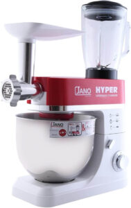 خلاط قائم مع 6 سرعات من هايبر، المقاس 7 لتر، 1200 واط، متعدد الألوان