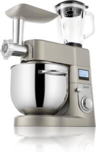 خلاط كهربائي قائم من جانو بسعة 8.5 لتر 1500 واط 4 في 1 مع مصباح ليد