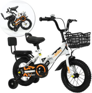 دراجة أطفال قابلة للطي من دي ام جي مقاس 35 سم للأولاد والبنات سن 3-7 سنوات - افضل دراجه هوائيه للاطفال