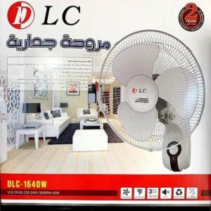 دي ال سي تعمل على كهرباء- مراوح للجدار - 1640W، ابيض، 1640.0 واط