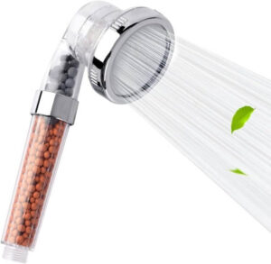 رأس دش استحمام سبا مع أحجار معدنية فلتر ترشيح عالي الضغط لتوفير المياه من اي سي في في