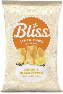 رقائق العدس بليس بالليمون والفلفل الأسود من كيتكو، 27 جرام