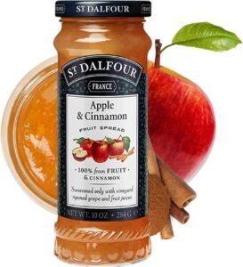 سانت باتريك دلفور - تفاح وقرفة - 284 جم، أحمر - افضل انواع المربيات