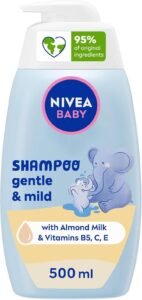 شامبو بيور آند مايلد من نيڤيا للأطفال بخلاصة البابونج، 500 مل - افضل شامبو اطفال