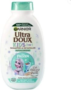 شامبو غارنييه ألترا دو للأطفال 2 في 1 بالشوفان الرقيق ومزيل التشابك 400 مل - احسن شمبوان للاطفال