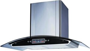 شفاط مطبخ صيني بلوحة زجاجية وشاشة عرض ديجتال، 90 سم - احسن نوع شفاط مطبخ