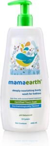 غسول الجسم المغذي العميق للأطفال بتركيبة خالية من الدموع بمنظفات قائمة على جوز الهند والالوفيرا وفيتامين E، 400 مل