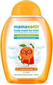 غسول للجسم بالبرتقال الاصلي للاطفال من ماما ايرث - 300 مل