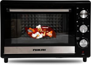 فرن كهربائي 36 لتر 1500 واط مع لوح زجاجي مزدوج من نيكاي | رقم الموديل NT655RX2 (افضل فرن كهربائي)