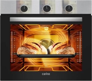 فرن كهربائي مدمج سعة 86 لتر من كارينو، 8 أوضاع طهي من الفولاذ المقاوم للصدأ، 60 سم 60B031E0M