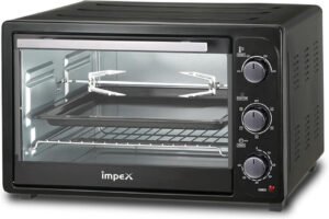 فرن كهربائي من امبكس، اسود، 35 لتر، OV2901 - افضل نوع فرن كهربائي