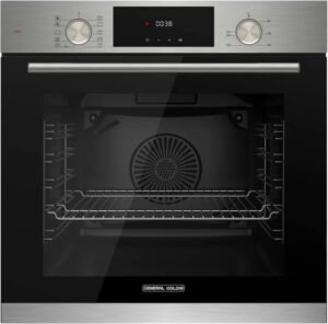 فرن مدمج 73 لتر مقاس 60 × 60 سم بـ10 برامج طهي مدمج من جينرال جولدان - افضل فرن كهربائي بلت ان