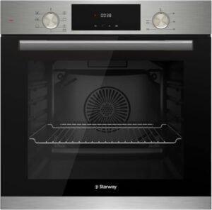 فرن مدمج مع شواية من ستار واي، يتضمن 7 برامج طهي 72 لتر، 60 × 60 سم - افضل افران بلت ان كهرباء