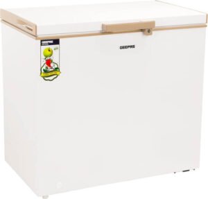 فريزر افقي 200 لتر 125 واط مع ترموستات قابل للتعديل من جيباس GCF2509WSH