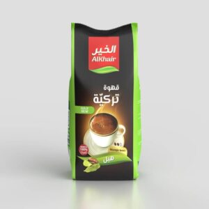 قهوة تركية مع هيل من الخير تحميص متوسط، 200 جم، مسحوق، كيس