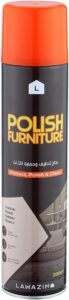 لوازم بخاخ مائي 300 مل من بوليش فيرنتشر تلميع الاثاث متعدد الاسطح على الخشب