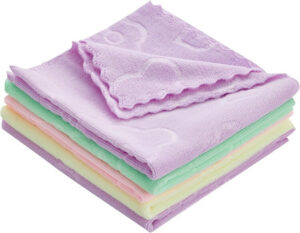 لوازم ممسحة مطبخ عالية الامتصاص وخالية من الوبر وسريعة الجفاف 5 قطع