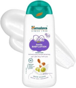 لوشن للاطفال من هيمالايا خالي من البارابين والصبغات والالوان الصناعية سريع الامتصاص، 400 مل - افضل لوشن للاطفال حديثي الولاده