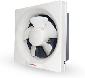 مروحة شفط جدارية بلاستيك من تيمبو - مقاس 30×30 سم، قوة 40 واط، مثالية للحمامات - أفضل مروحة شفط الحمام