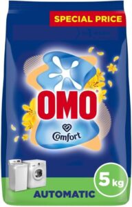 مسحوق أومو للغسيل، للغسالات الأوتوماتيك مع لمسة من كومفورت، ٥ كجم