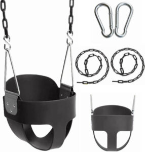 مقعد أرجوحة بتصميم سلة بظهر مرتفع شديد التحمل للأطفال الصغار من فانز