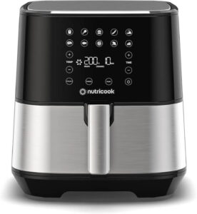 مقلاة بخارية رابيد من نوتري كوك سعة 5.5 لتر ليتر 1700.0 واط ستانلس ستيل - احسن مقلاة هوائية