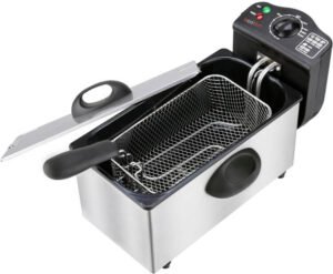 مقلاة عميقة كهربائية من كولن، سعة 3 لتر، رقم الموديل 816102004