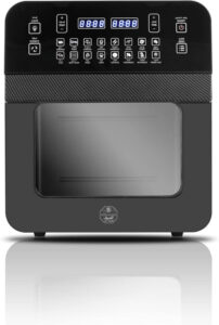 مقلاة هوائية واسعة من الالياف البصرية الذكية بالكامل السيف الحجم 12 لتر