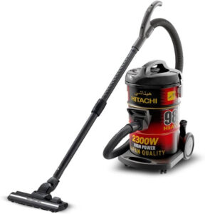 مكنسة كهربائية هيتاشي بمحرك قوي 2300 واط، سعة 21 لتر، وظيفة المنفاخ، CV-980TJ