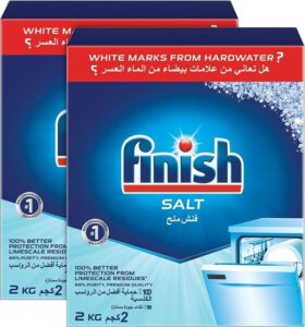 ملح غسالة الصحون من فينيش، 2 كجم × 2