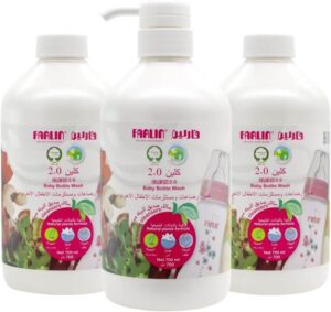 منظف سائل فود سايكل للأطفال من فارلين 700 مل 2+1 - أفضل غسول رضاعات
