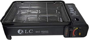 موقد غاز محمول بشعلة واحدة للتخييم والنزهات والشواء من دي ال سي (اسود) - افضل موقد غاز متنقل